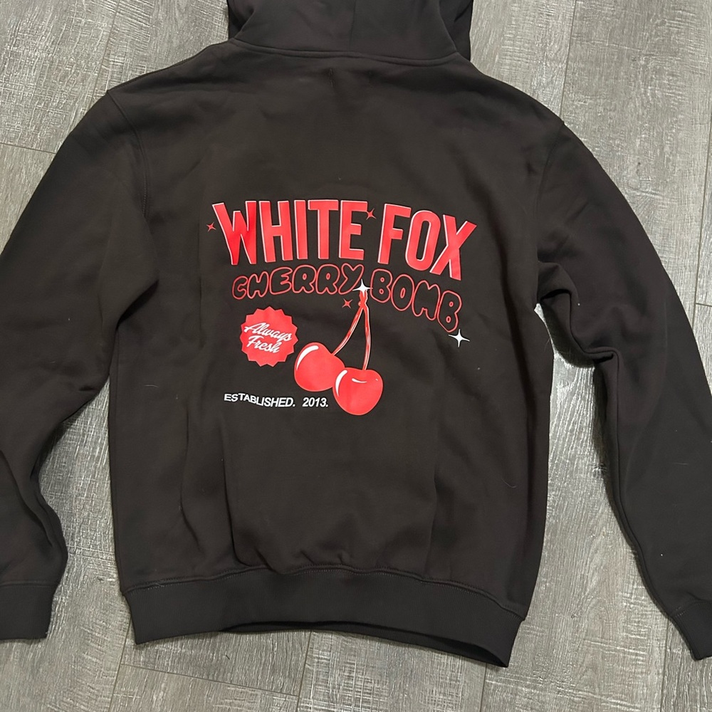 White Fox Boutique Black Cherry Bomb Bomber Jacket
